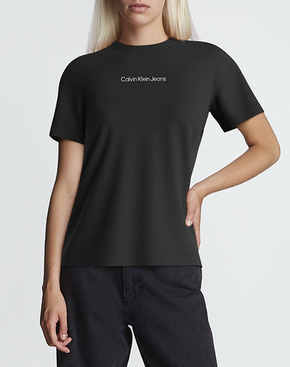 CALVIN KLEIN BLUZA INSTITUTIONAL STRAIGHT TEE