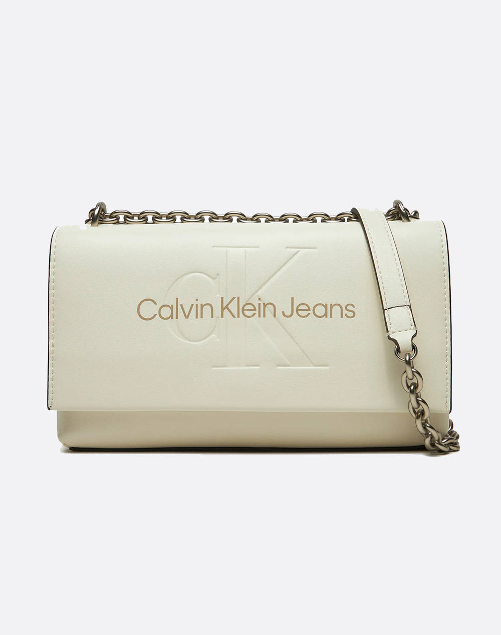 CALVIN KLEIN SCULPTED EW FLAP W/CHAIN25 MONO (Dimensiuni: 25 x 16 x 6.5 cm.)