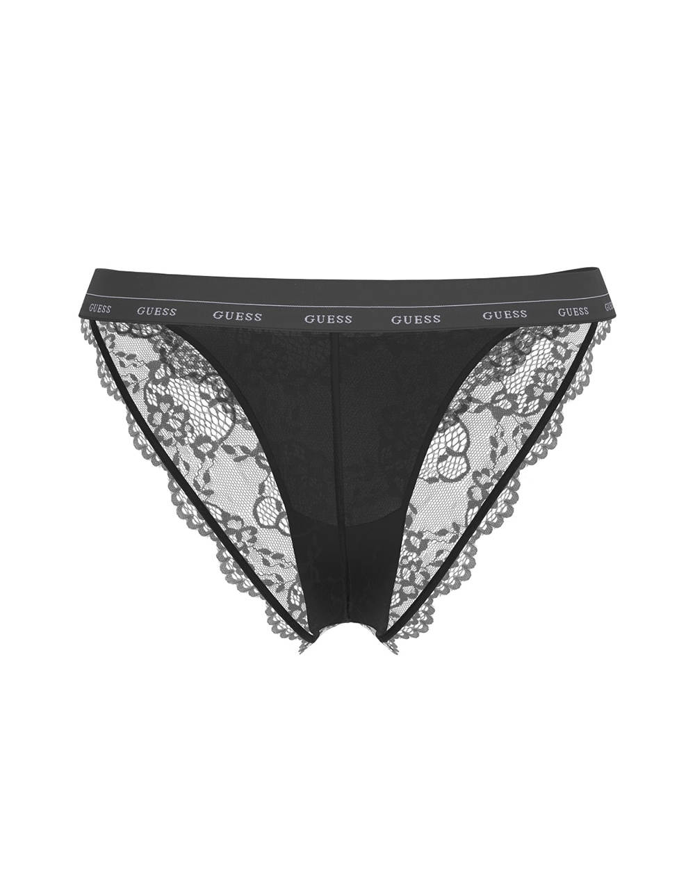 GUESS JANE BRAZILIAN - FLOWERY LACE BAND SOLID LENJERIE INTIMA W