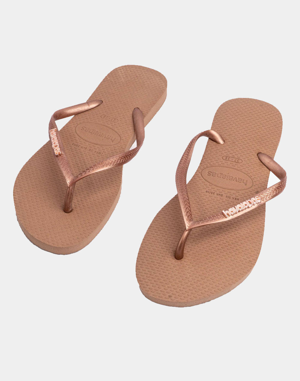 HAVAIANAS SLIM LOGO METALLIC PAPUCI