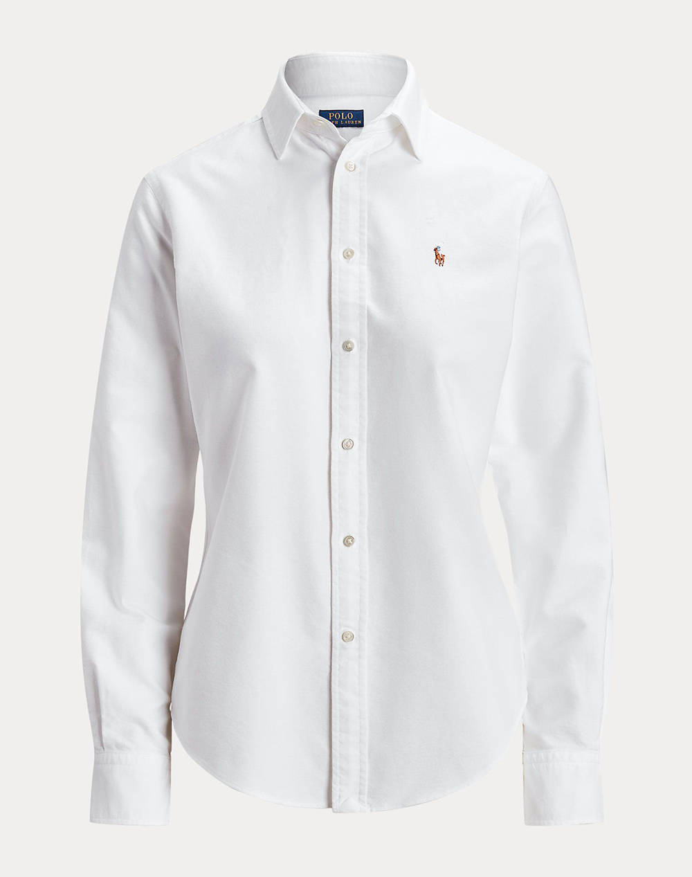 RALPH LAUREN LS CRLTE ST-LONG SLEEVE-BUTTON FRONT SHIRT