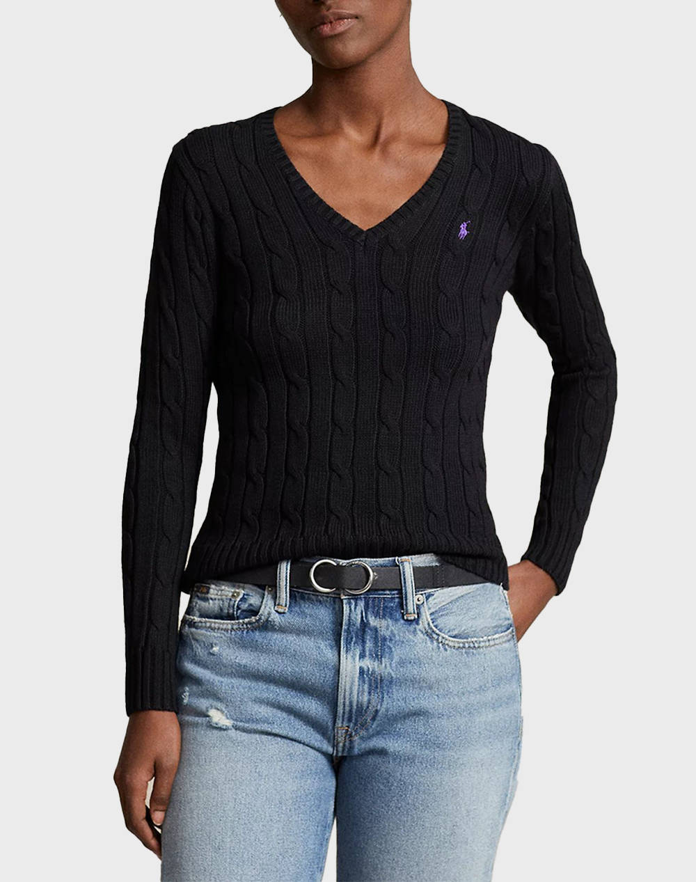 RALPH LAUREN KIMBERLY-LONG SLEEVE-PULLOVER