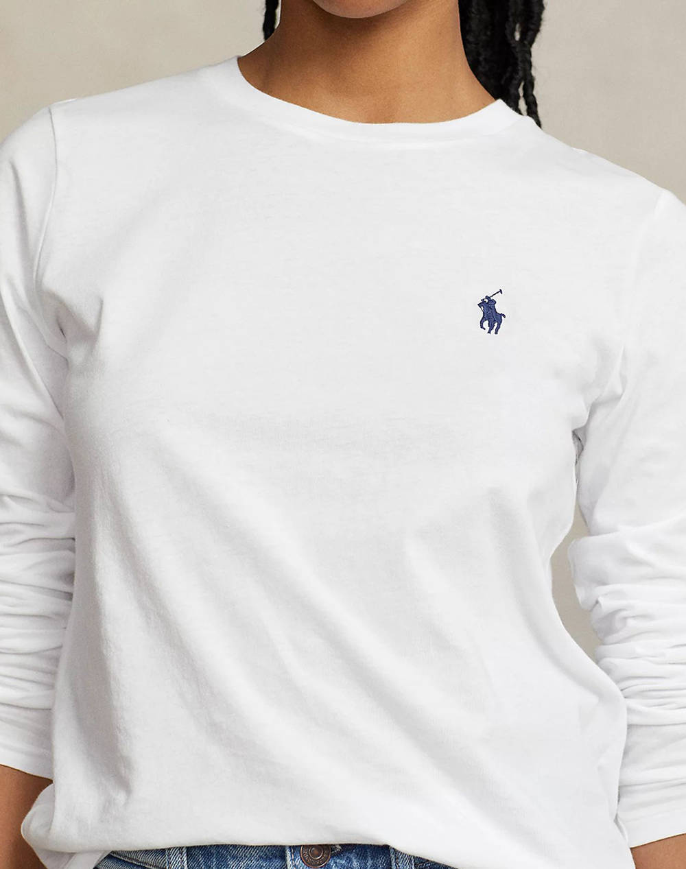 RALPH LAUREN NEWLSRLTPP-LONG SLEEVE-T-SHIRT