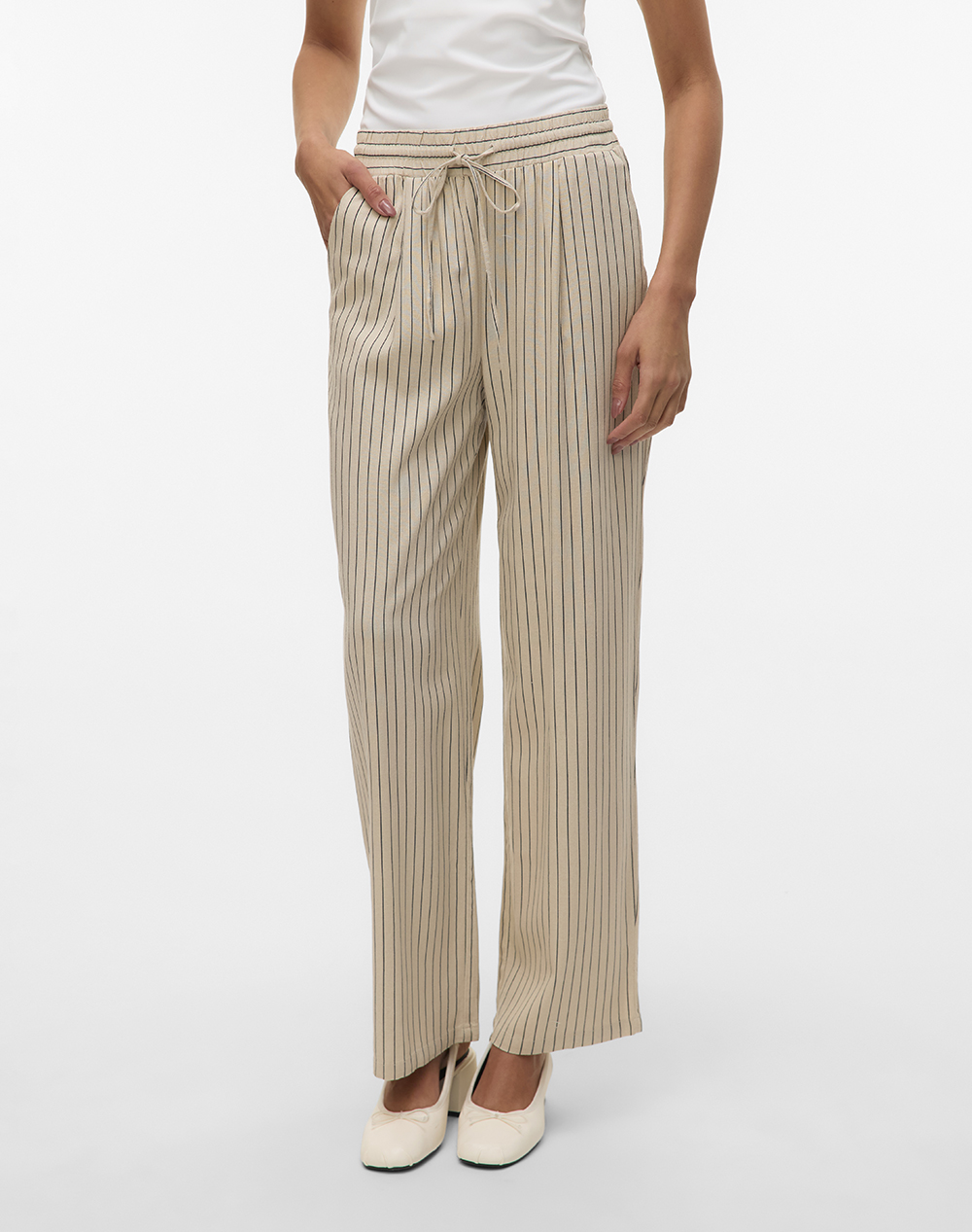 VERO MODA VMJESMILO WIDE PANTS WVN GA NOOS