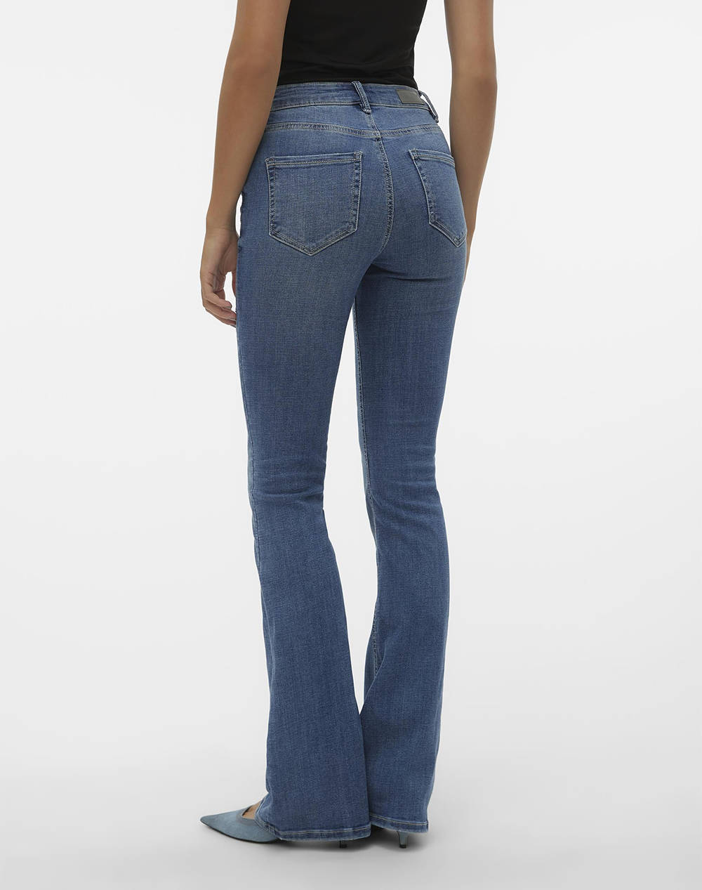 VERO MODA VMFLASH MR FLARED JEANS LI347 GA NOOS