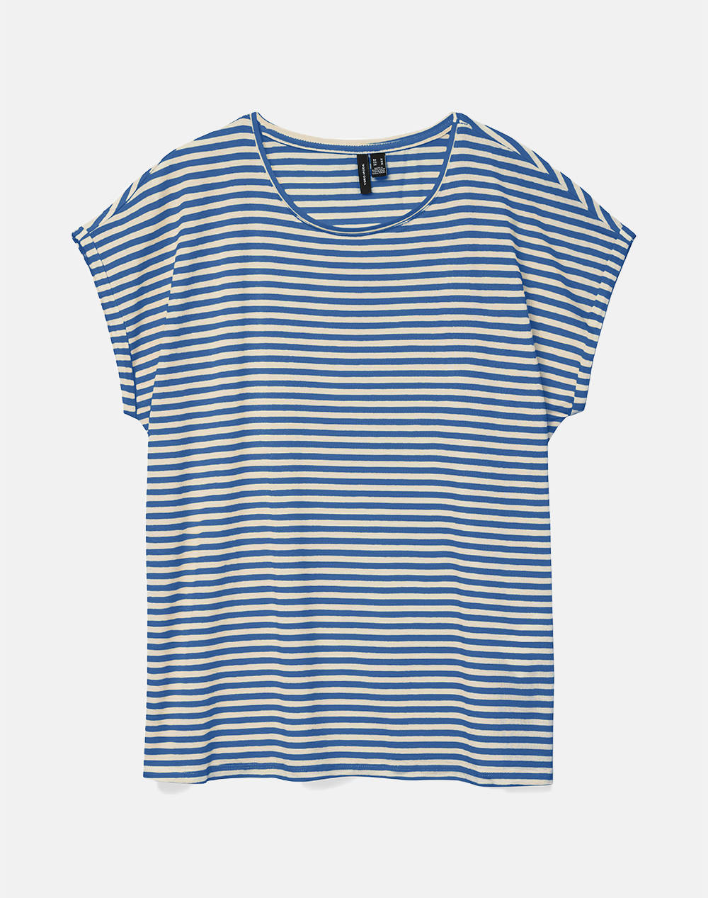 VERO MODA VMAVA PLAIN SS TOP STRIPE GA JRS NOOS