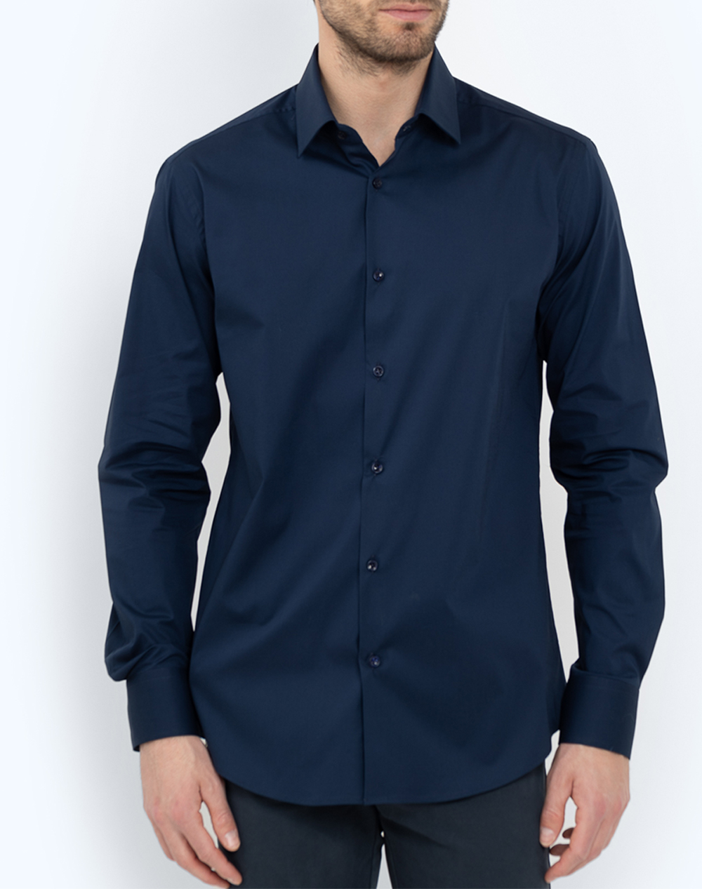 THE BOSTONIANS CAMASA POPLIN SLIM FIT Plain POPLIN Classic Slim Fit