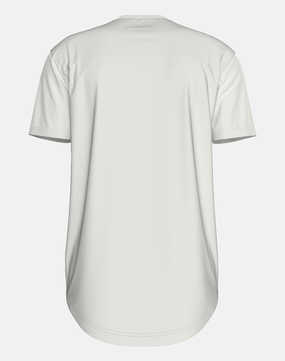 CALVIN KLEIN BADGE ROUND HEM TEE