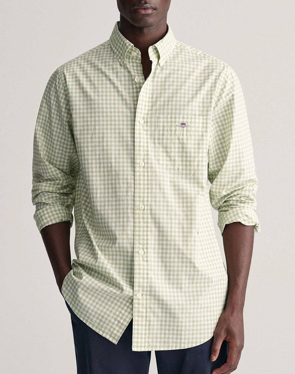 GANT CAMASA REG POPLIN GINGHAM SHIRT