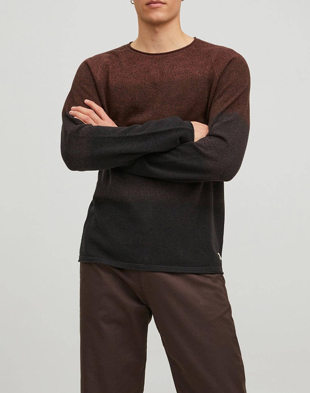 JACK&JONES JJEHILL KNIT CREW NECK NOOS