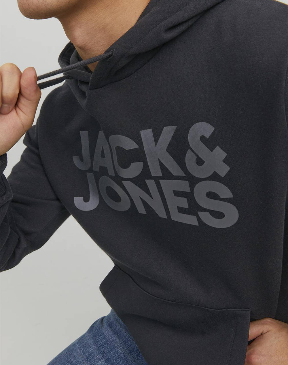 JACK&JONES HANORAC JJECORP LOGO SWEAT HOOD NOOS