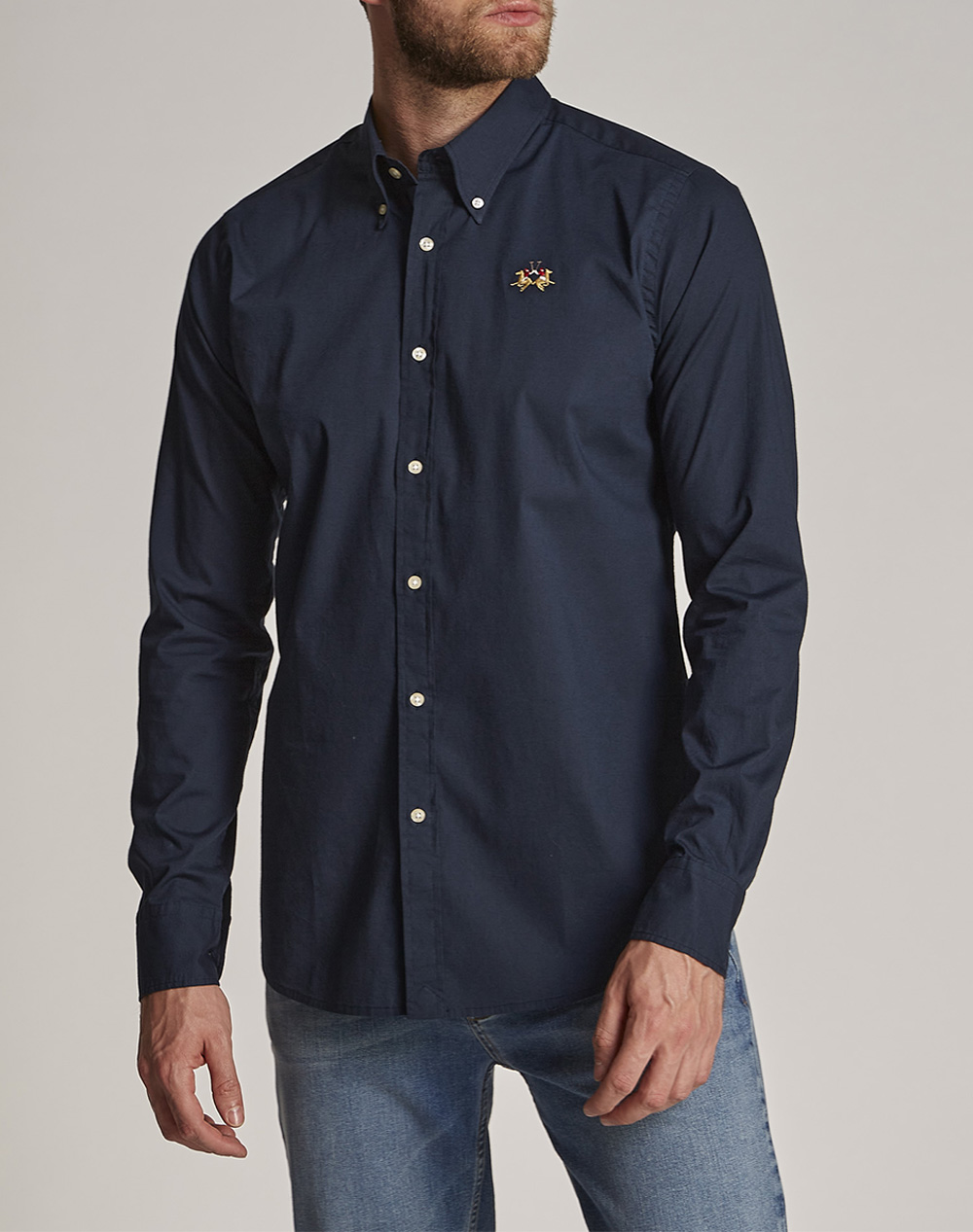 LA MARTINA CAMASA MAN SHIRT L/S POPLIN STRETCH