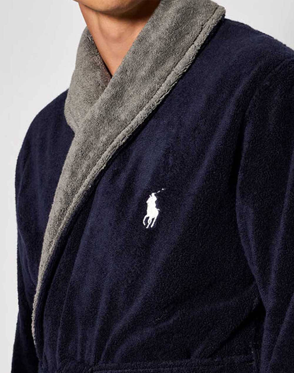 POLO RALPH LAUREN L/S SHAWL-SLEEP-ROBE