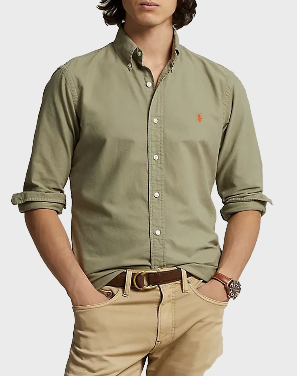 RALPH LAUREN CUBDPPCS-LONG SLEEVE-SPORT SHIRT