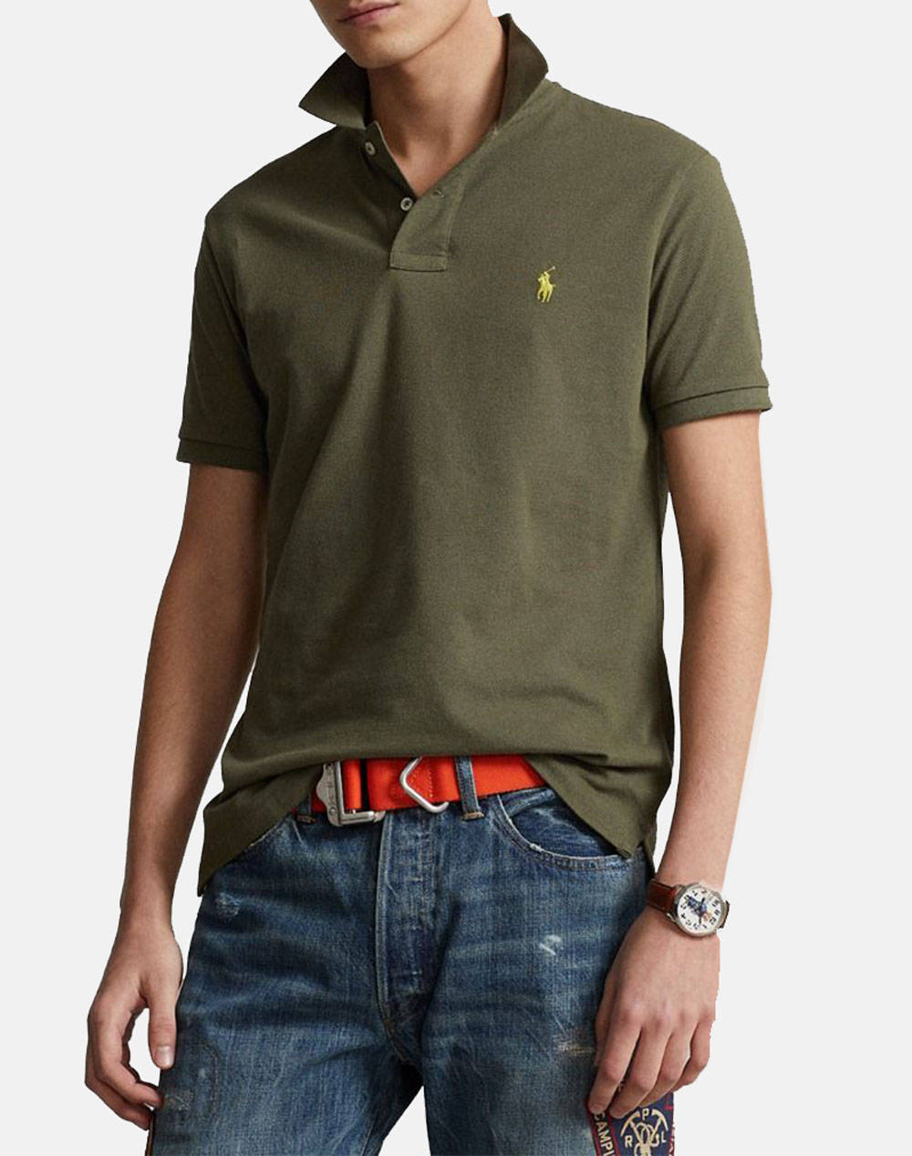 RALPH LAUREN SSKCCMSLM1-SHORT SLEEVE-KNIT