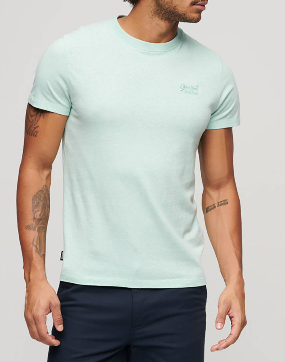 SUPERDRY D1 OVIN ESSENTIAL LOGO EMB TEE BLUZA DE BARBATI