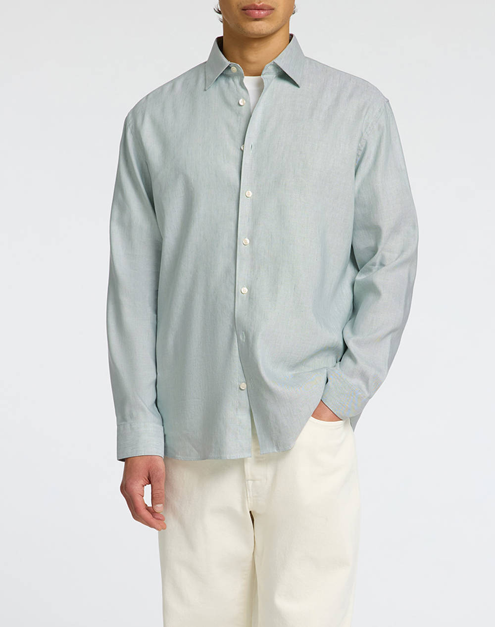 SELECTED SLHREG-LEO LIGHT SHIRT LS NOOS