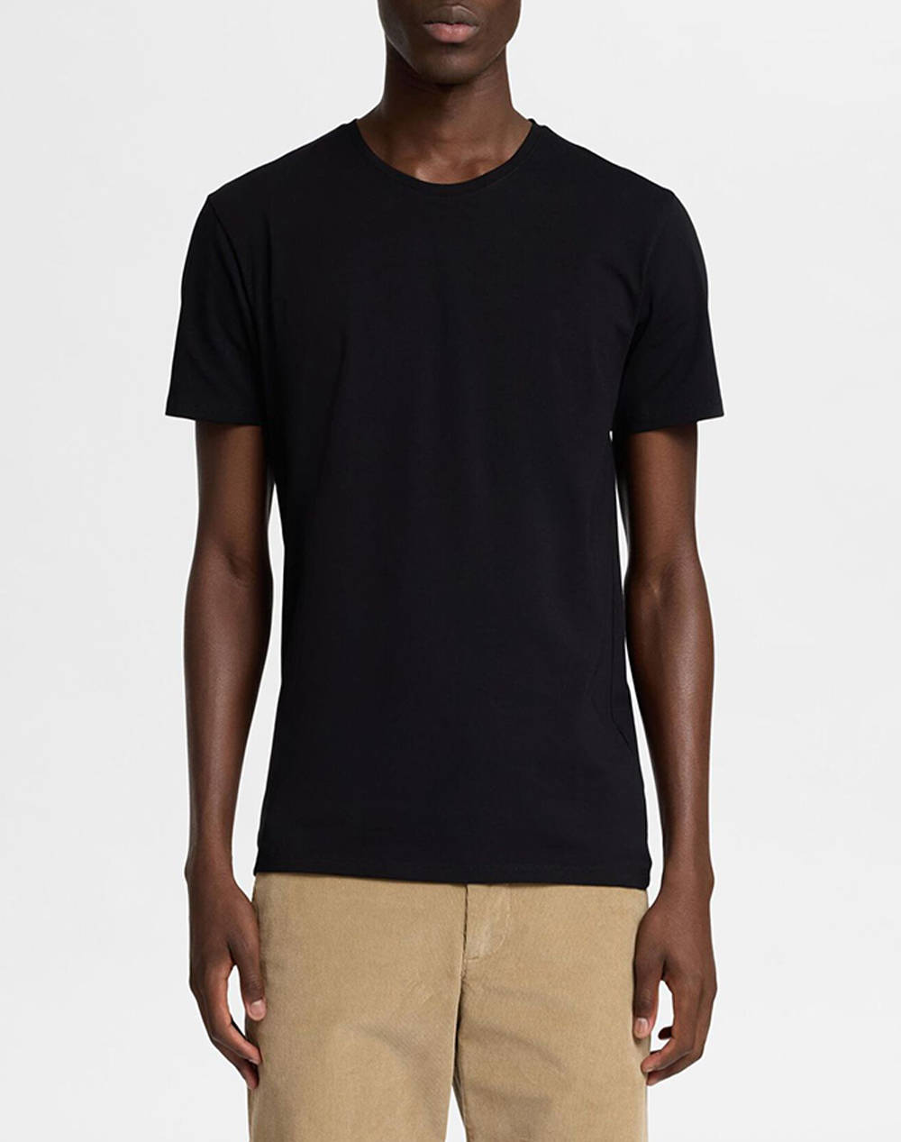 SELECTED SLHNEWPIMA SS O-NECK TEE NOOS