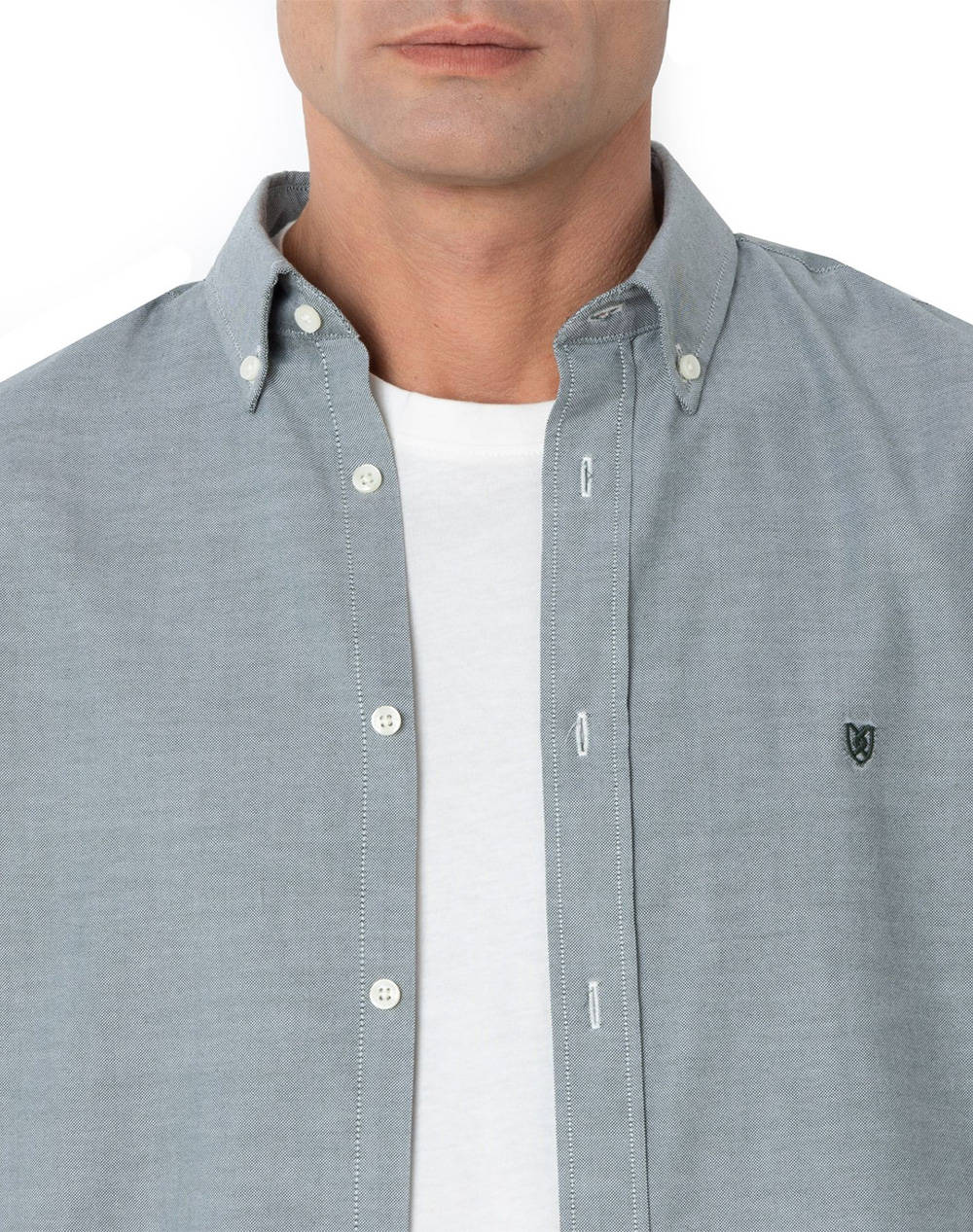 THE BOSTONIANS CAMASA OXFORD REGULAR FIT Plain OXFORD Button-down Regular Fit