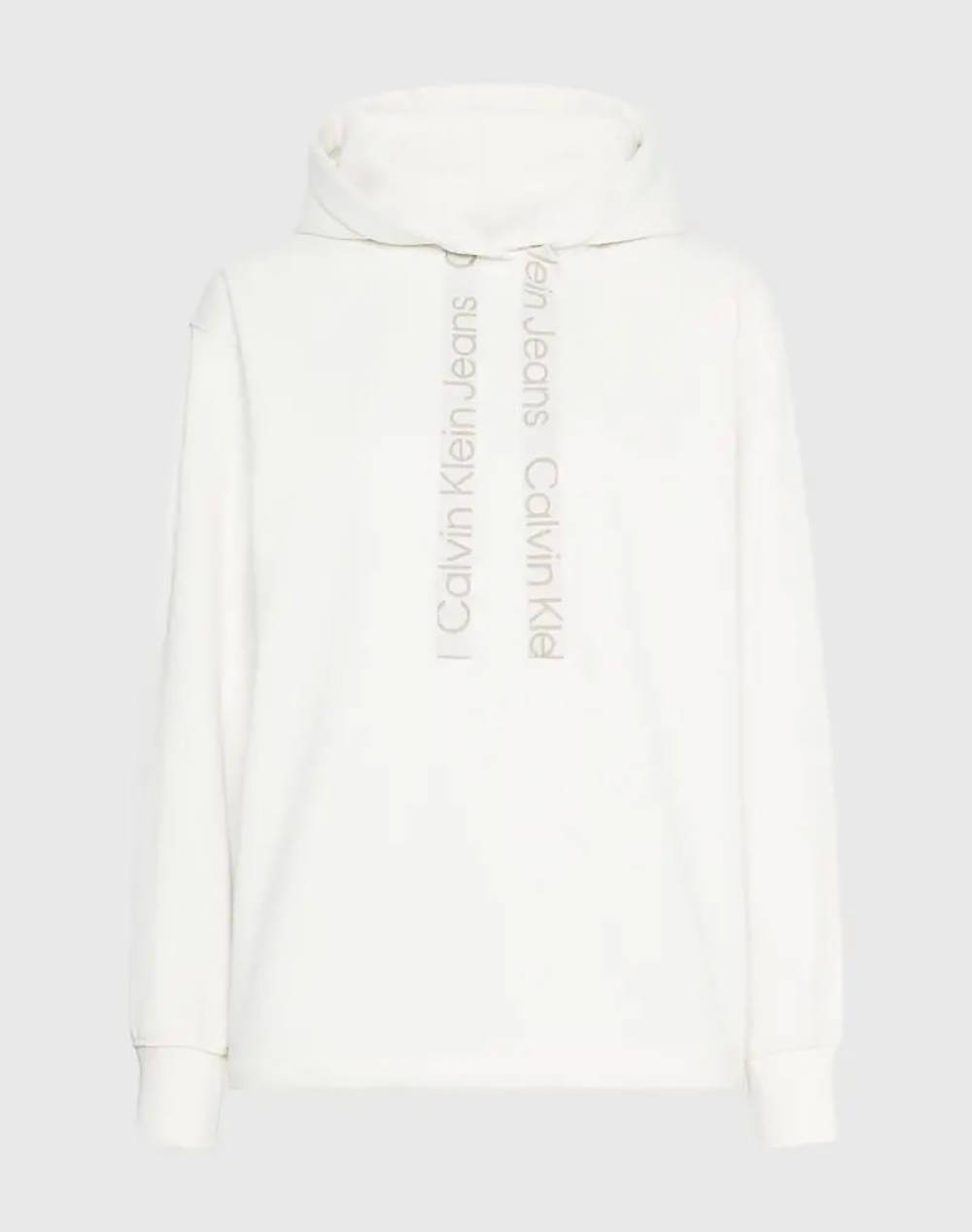 CALVIN KLEIN LOGO DRAWCORD HOODIE