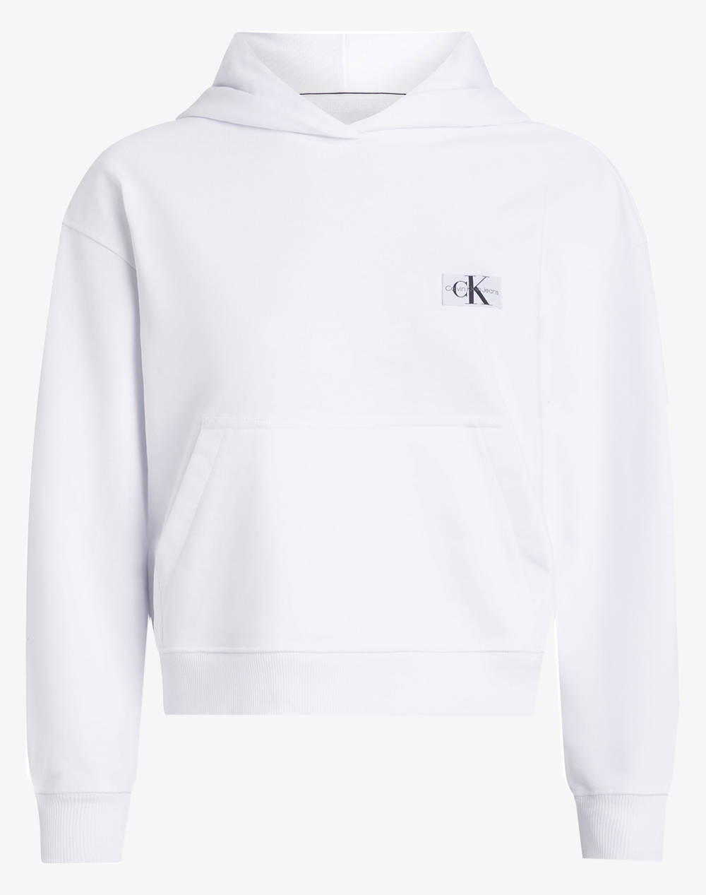 CALVIN KLEIN WOVEN LABEL HOODIE