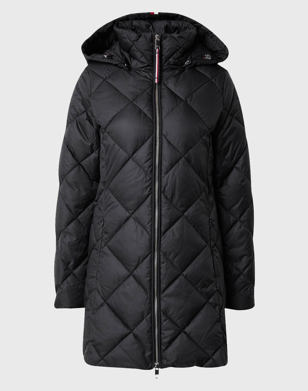 TOMMY HILFIGER ELEVATED BELTED QUILTED COAT