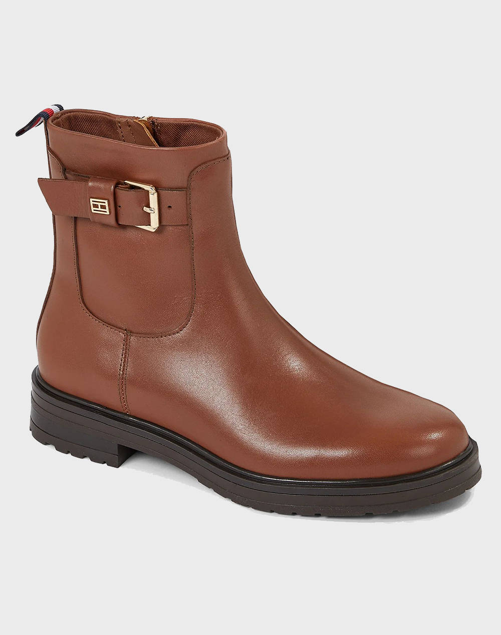 TOMMY HILFIGER THERMO LEATHER BELT BOOTIE