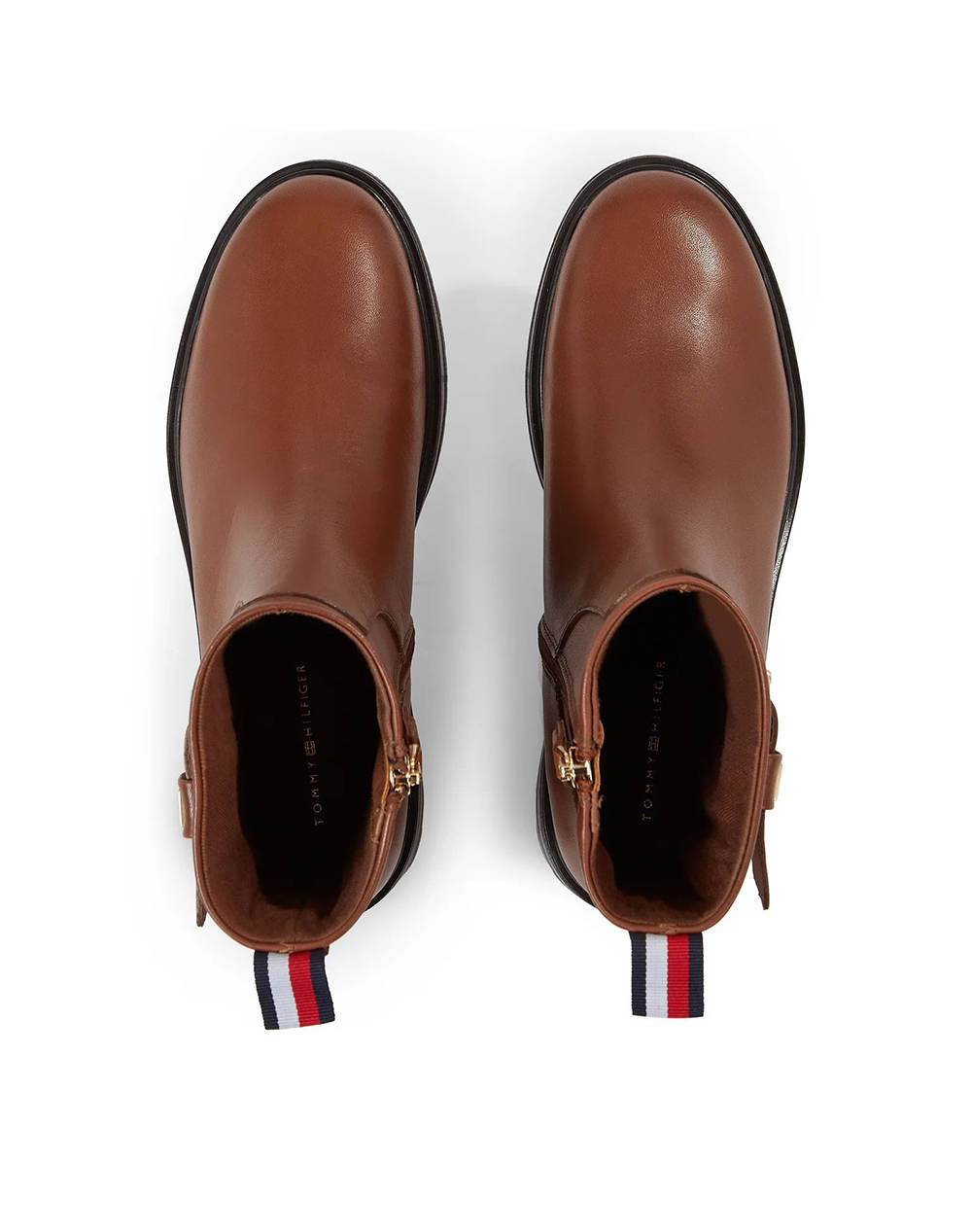 TOMMY HILFIGER THERMO LEATHER BELT BOOTIE