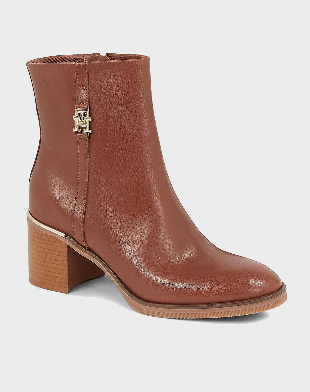 TOMMY HILFIGER FEMININE TH HARDWARE MID BOOTIE