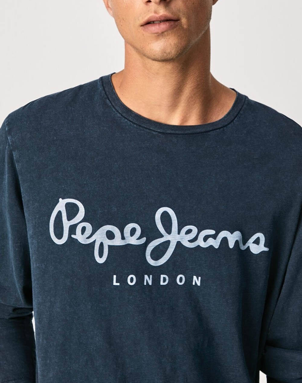 PEPE JEANS E1 ESSENTIAL DENIM TEE LONG BLUZA DE BARBATI