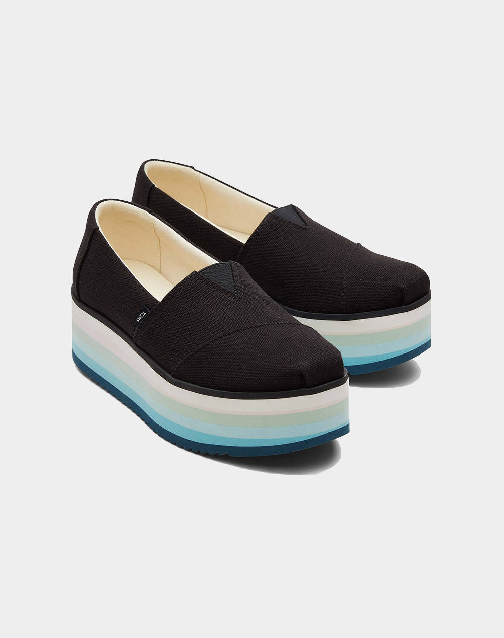 TOMS BLACK CANVAS WM ALP PLATFORM ESP