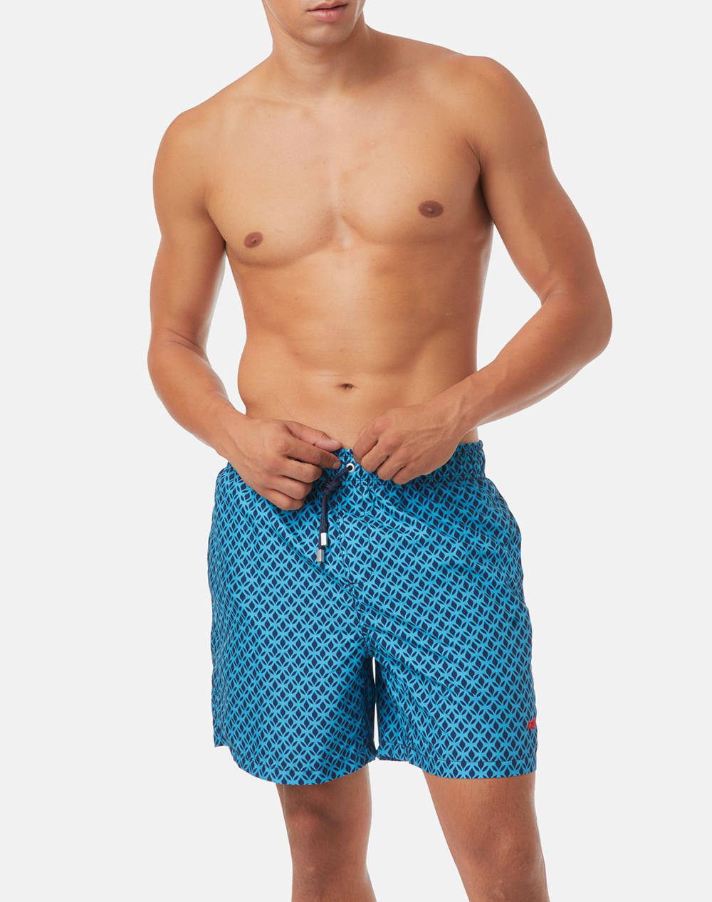 MINERVA MEN''S SWIM SHORT PRINTED