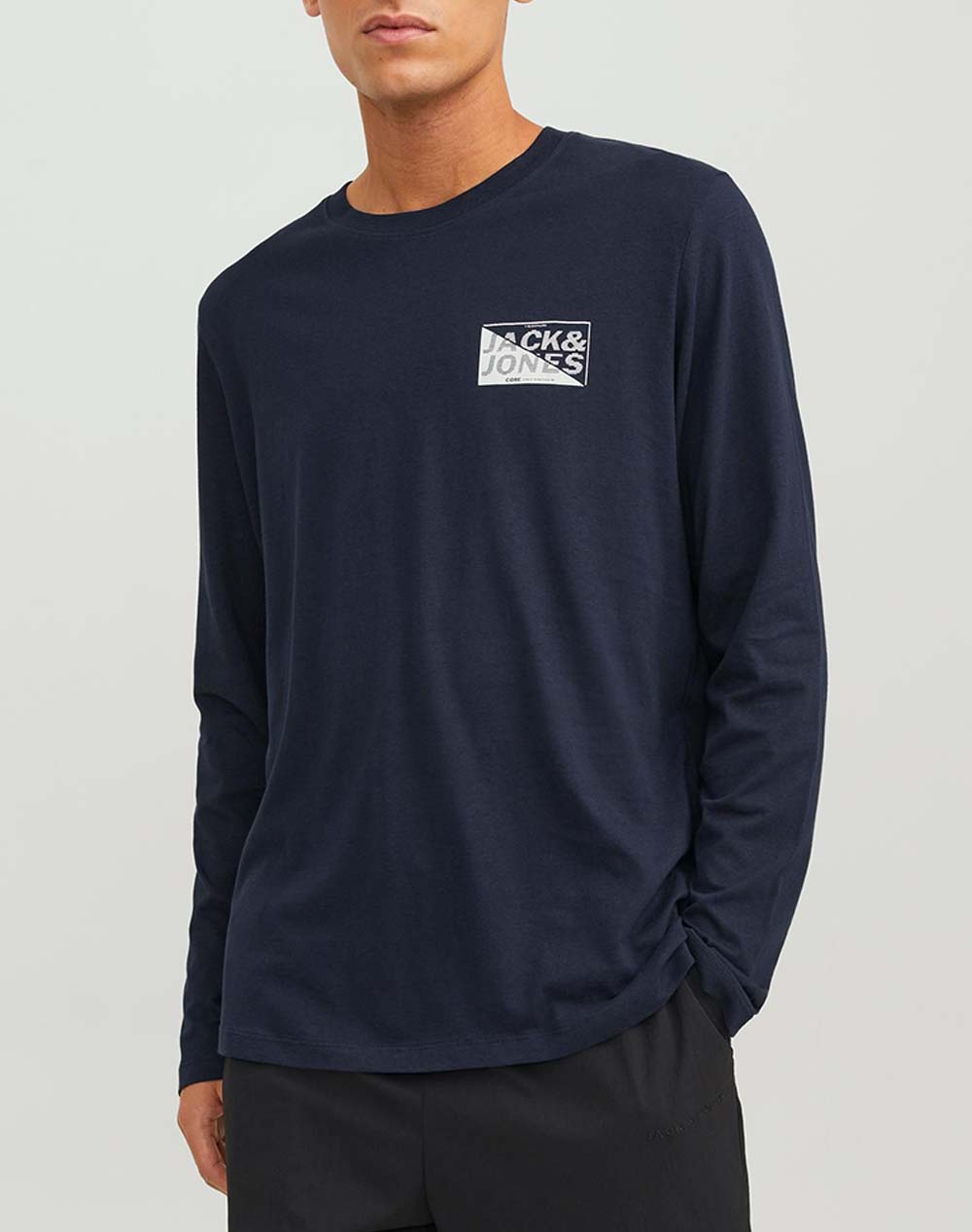 JACK&JONES JCONIGHT TEE CREW NECK FST