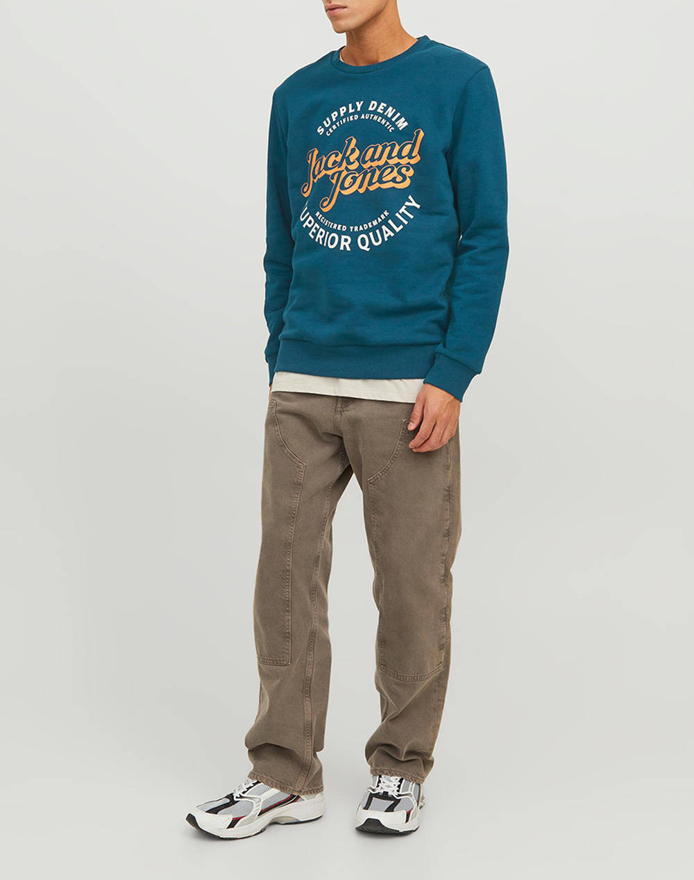 JACK&JONES JJMIKK SWEAT CREW NECK