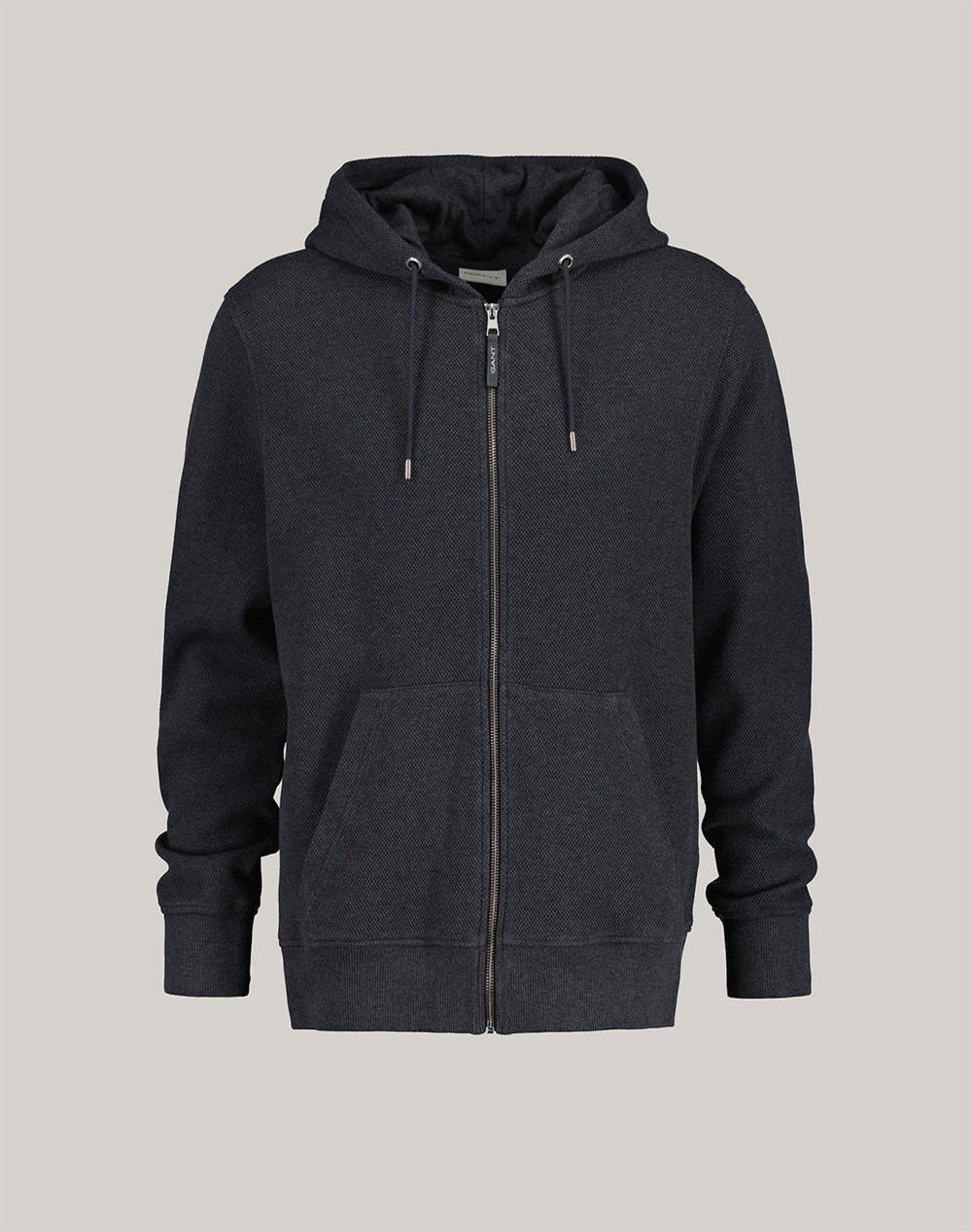 GANT JACHETA HANORAC WAFFLE TEXTURE ZIP HOODIE