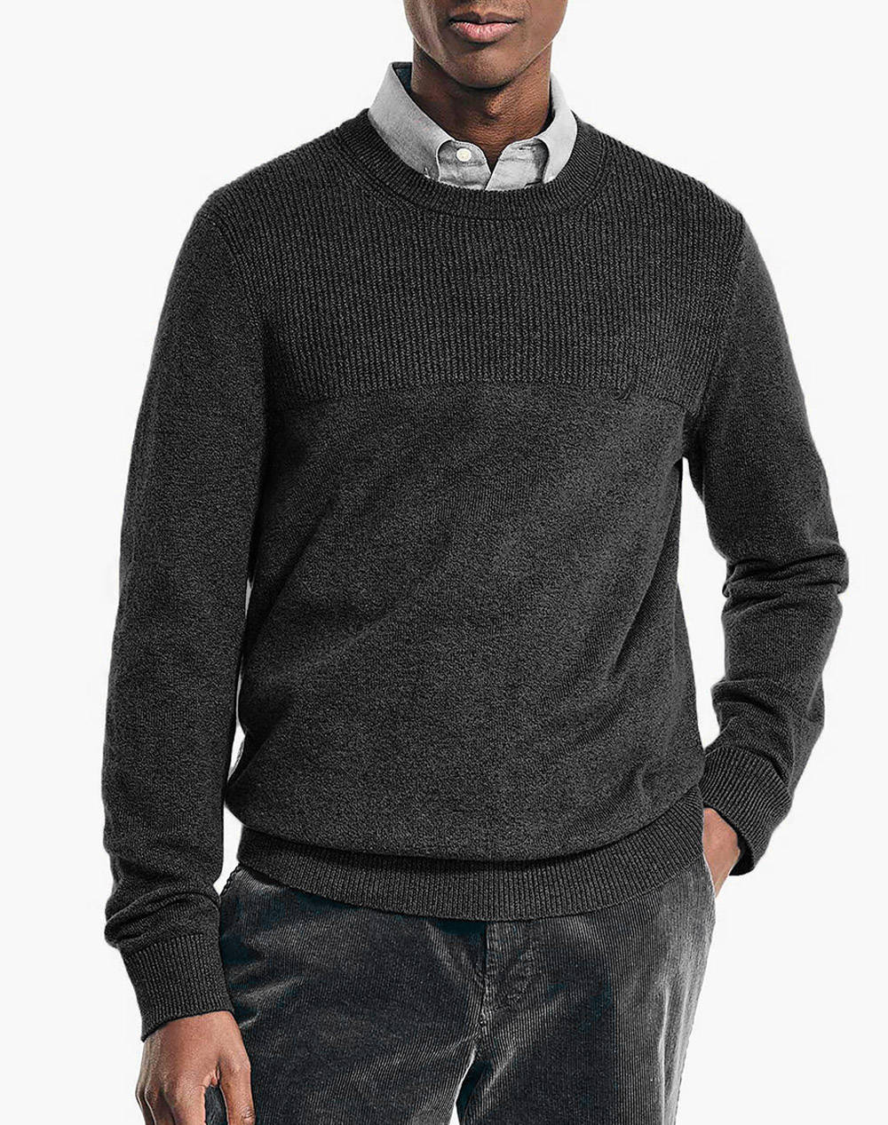 NAUTICA BLUZA TRICOTATA SUSTAINABLY CRAFTED TEXTURED CREW (7GG)