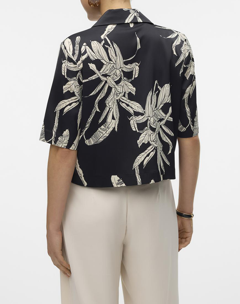 AWARE BY VERO MODA VMKEILA SS CROPPED SHIRT VMA