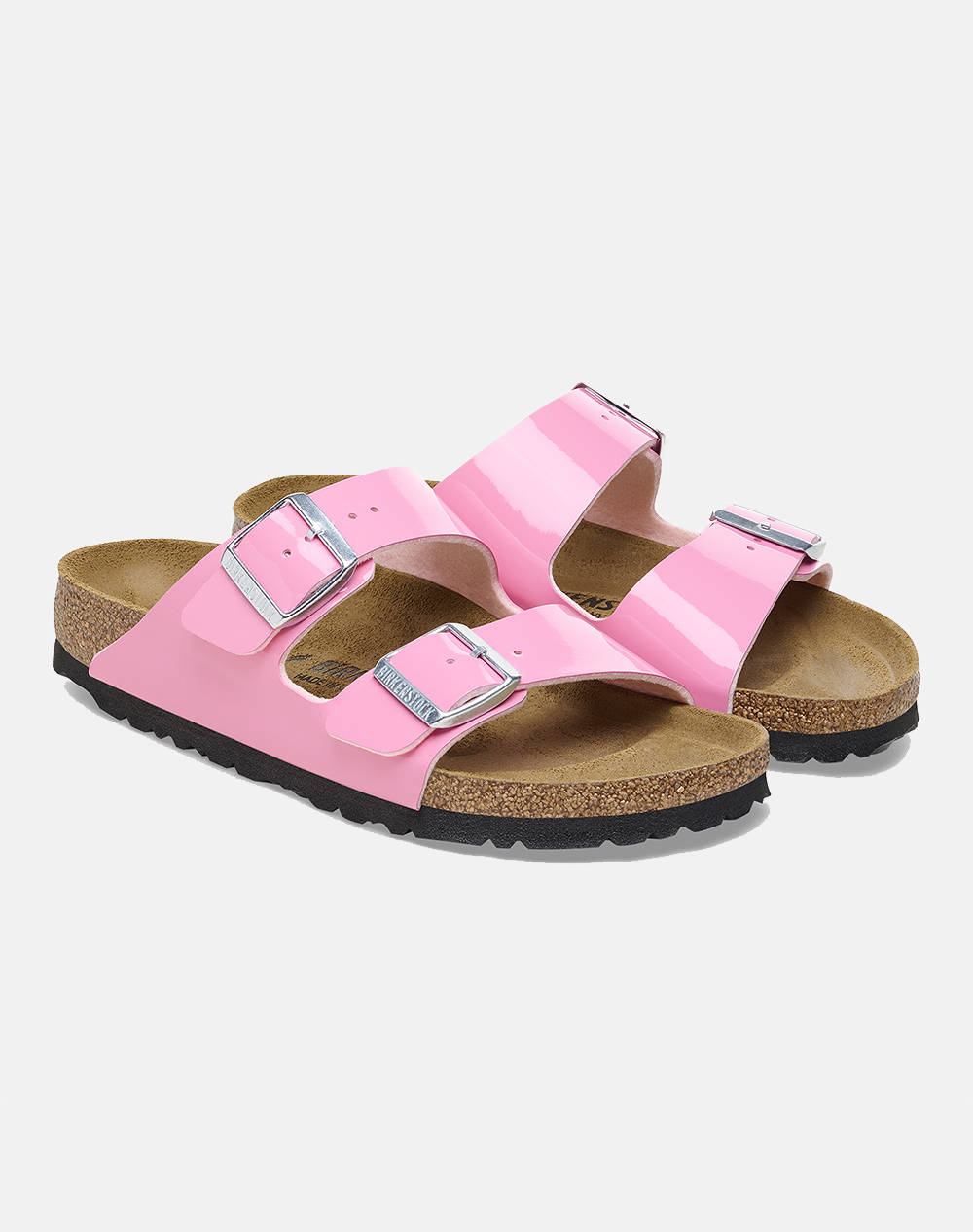 BIRKENSTOCK BS CLASSIC ARIZONA BF PATENT CANDY PINK/BLACK 35 - 43 NARROW SEASONAL SANDALE DE DAMA