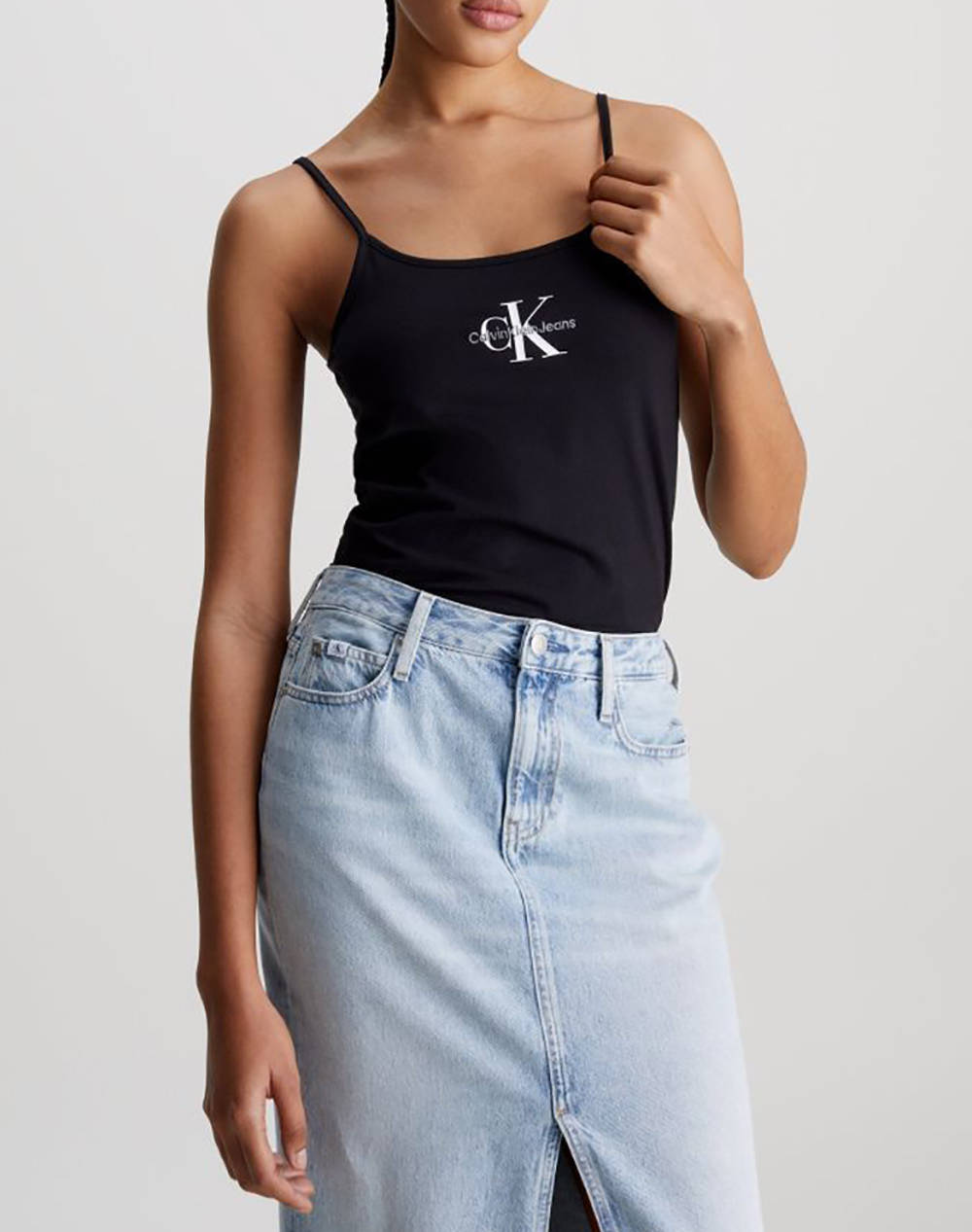 CALVIN KLEIN MONOLOGO STRAPPY TANK TOP