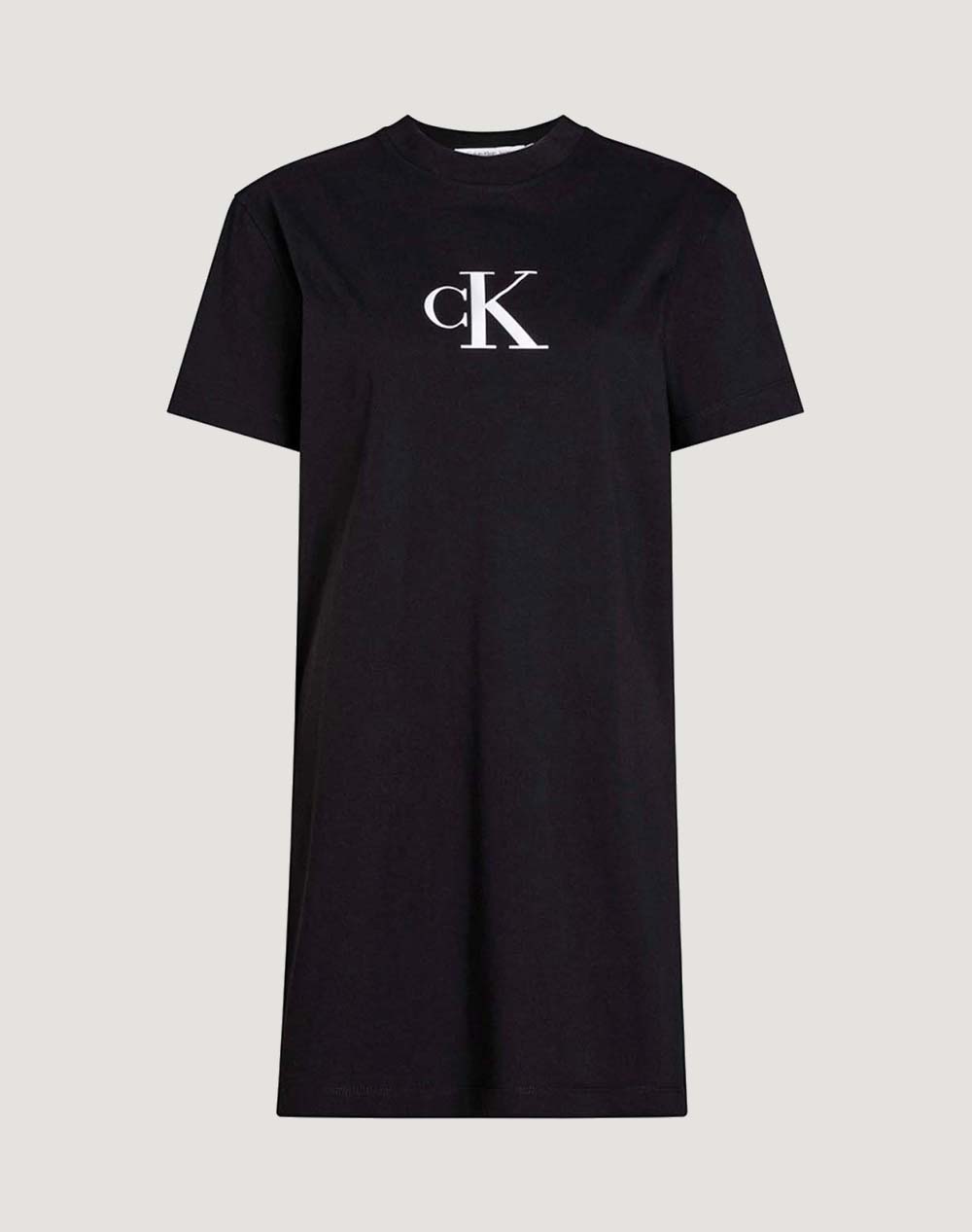 CALVIN KLEIN SATIN CK T-SHIRT DRESS