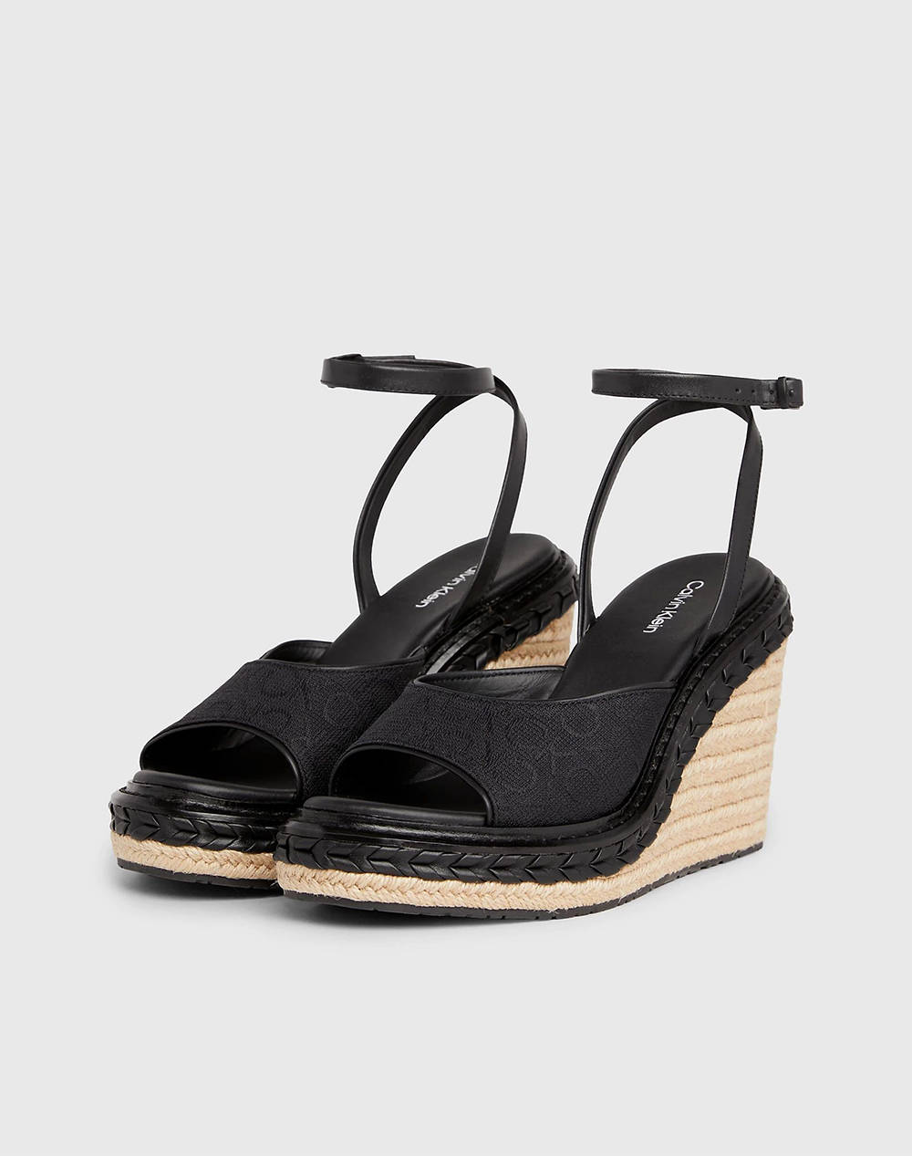 CALVIN KLEIN WEDGE SANDAL 70 MONO JACQ