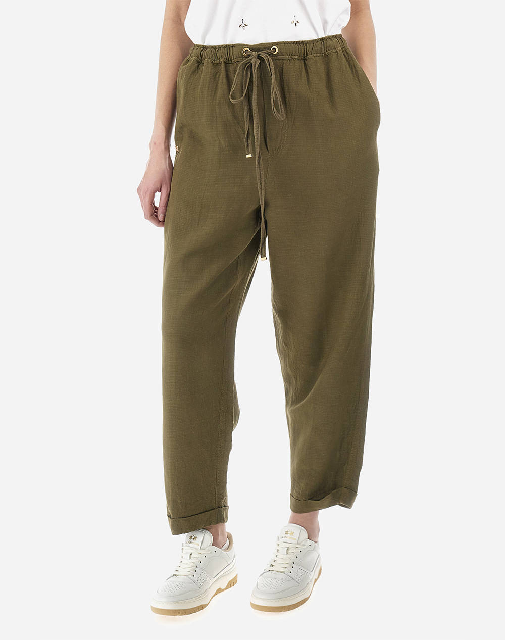 LA MARTINA PANTALONI WOMAN TROUSERS OXFORD VISCOLI