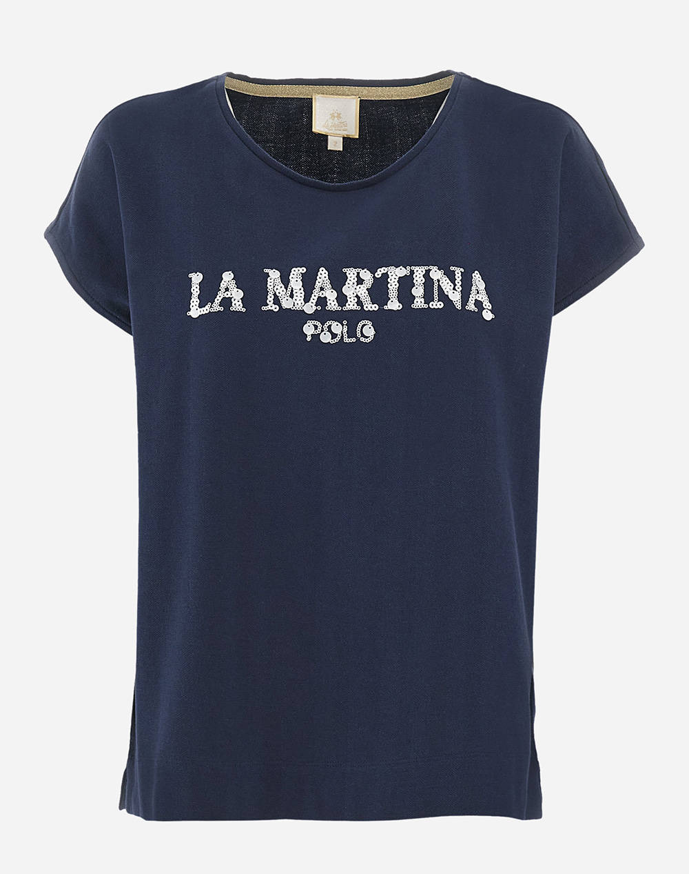 LA MARTINA BLUZA T-SHIRT WOMAN T_SHIRT SINGLE JERSEY JA