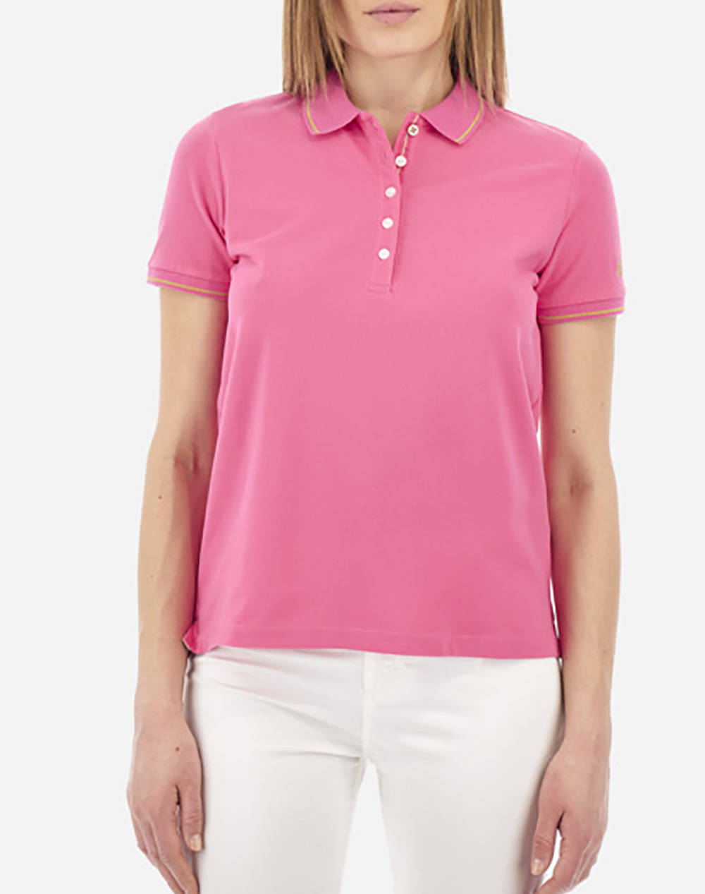 LA MARTINA BLUZA POLO KM WOMAN POLO S/S PIQUET STRETCH