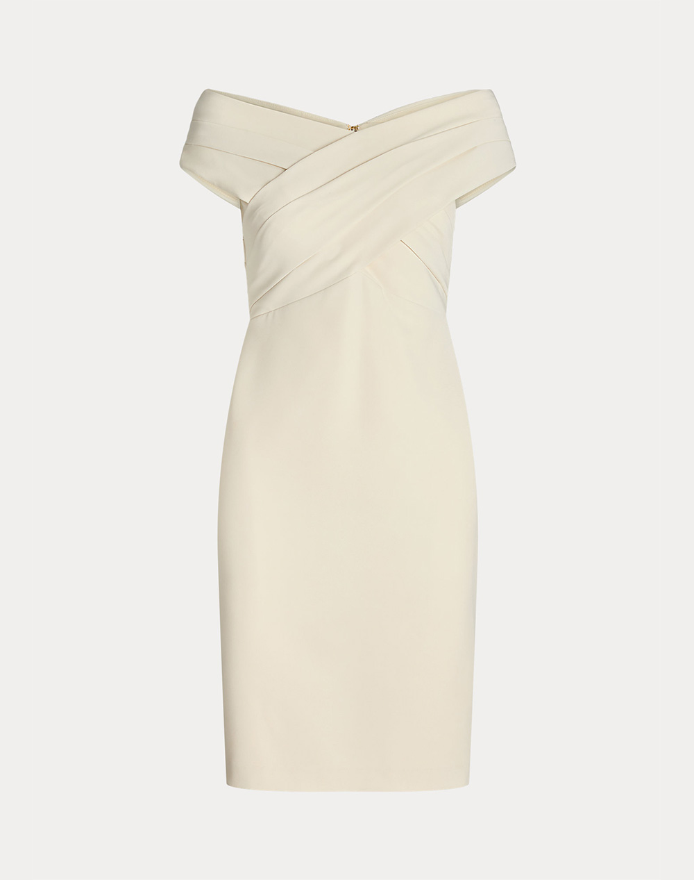 LAUREN RALPH LAUREN PLSHD CREPE-COCKTAIL DRESS