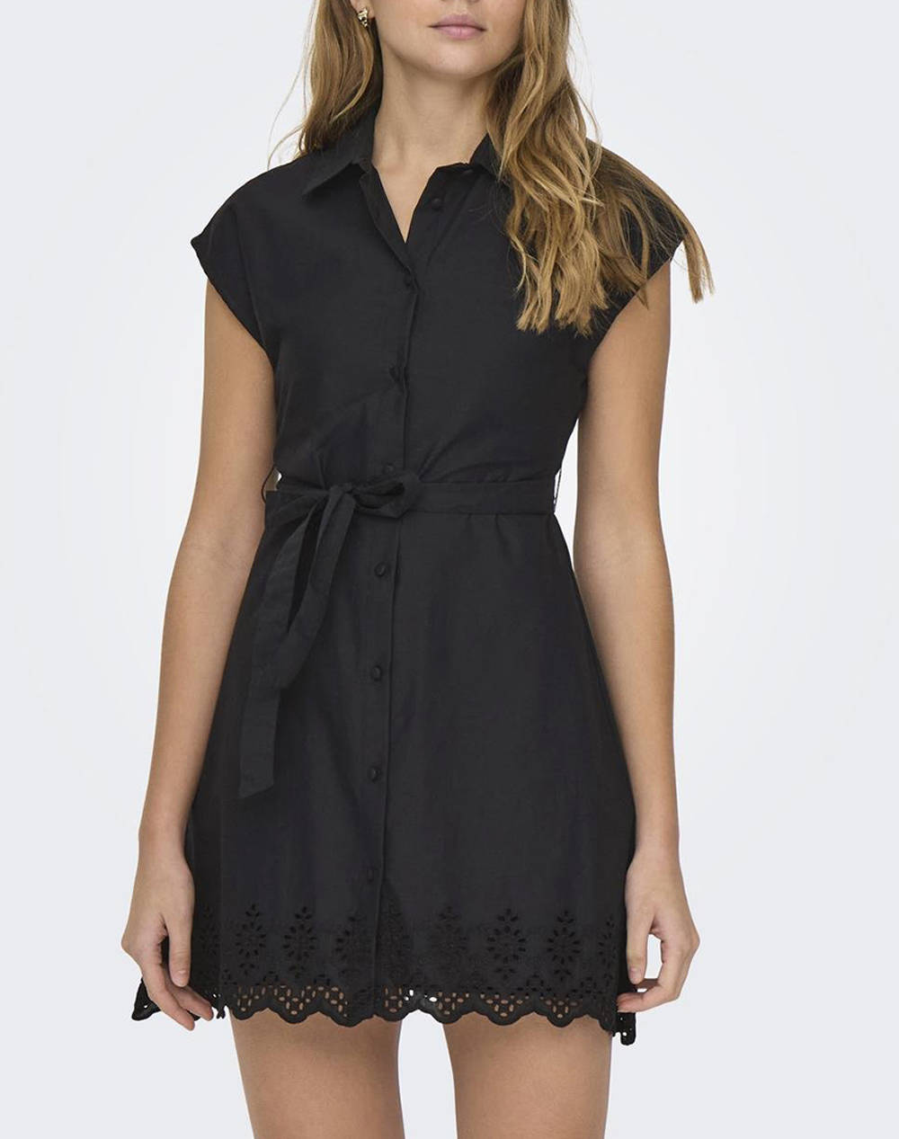 ONLY ONLLOU LIFE EMB S/S SHIRT DRESS PTM