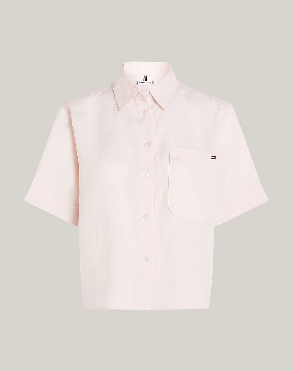 TOMMY HILFIGER LINEN SS SHIRT