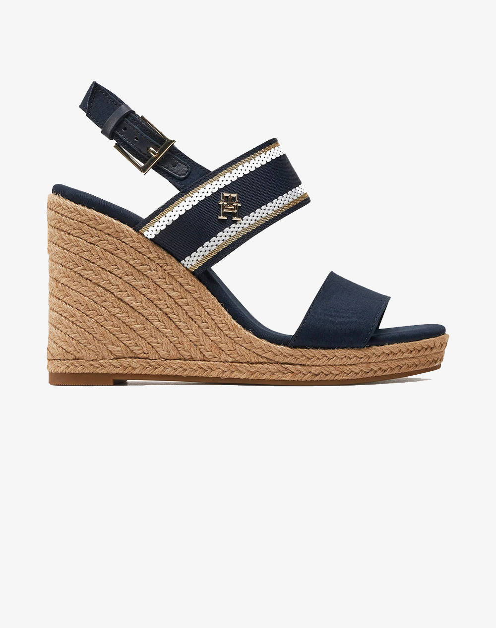 TOMMY HILFIGER WEBBING HIGH WEDGE SANDAL