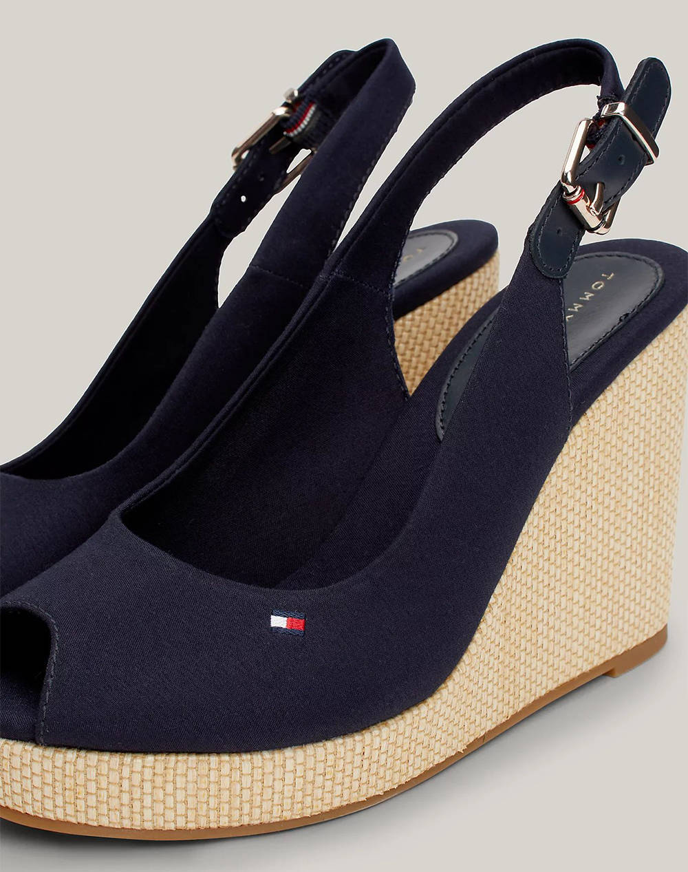 TOMMY HILFIGER ICONIC ELENA SLING BACK WEDGE