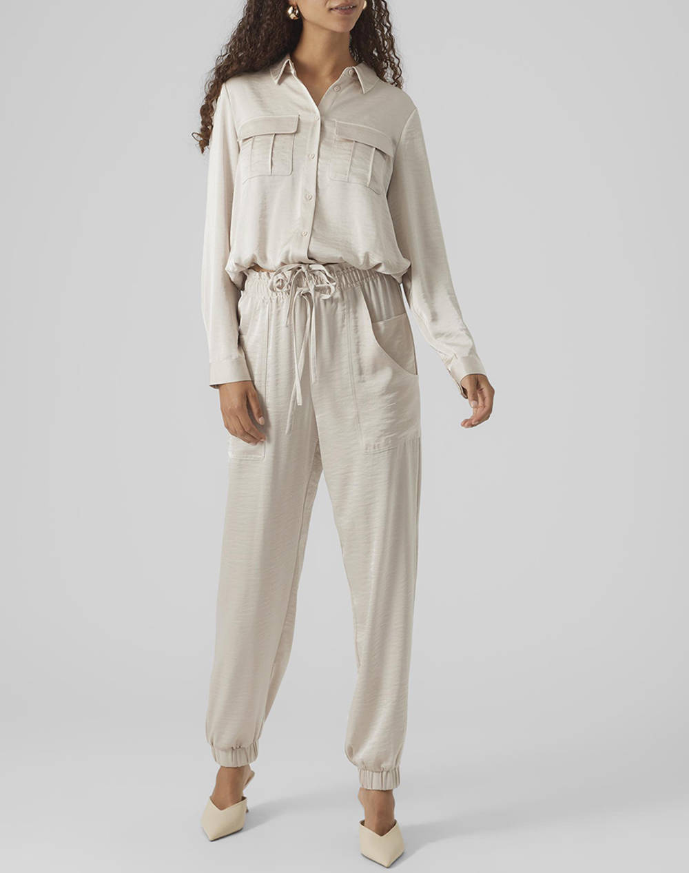 VERO MODA VMMARYS DANA HW BATTLE PANT WVN GA